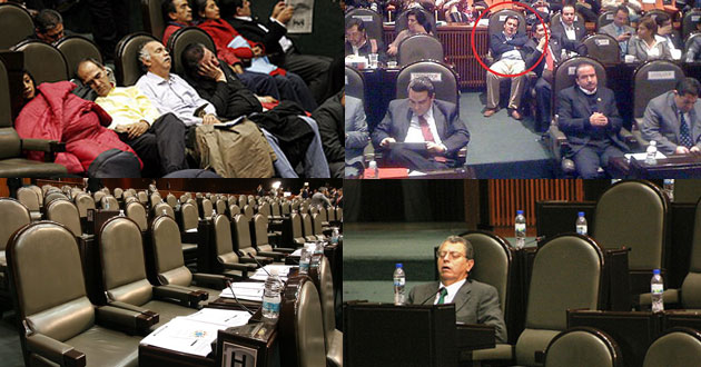 duermen diputados