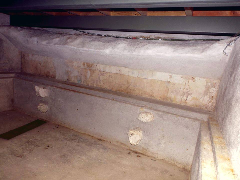 Cripta subterránea bajo el Instituto Veracruzano de Cultura (IVEC), que fuera antiguo convento de Nuestra Señora de Belem,  en el  siglo XVIII  