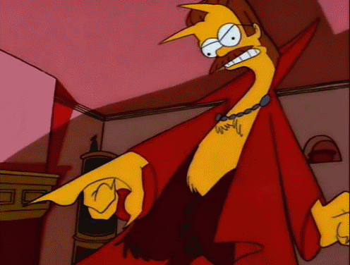 Los mejores GIF animados de la red.: Flanders Diablo